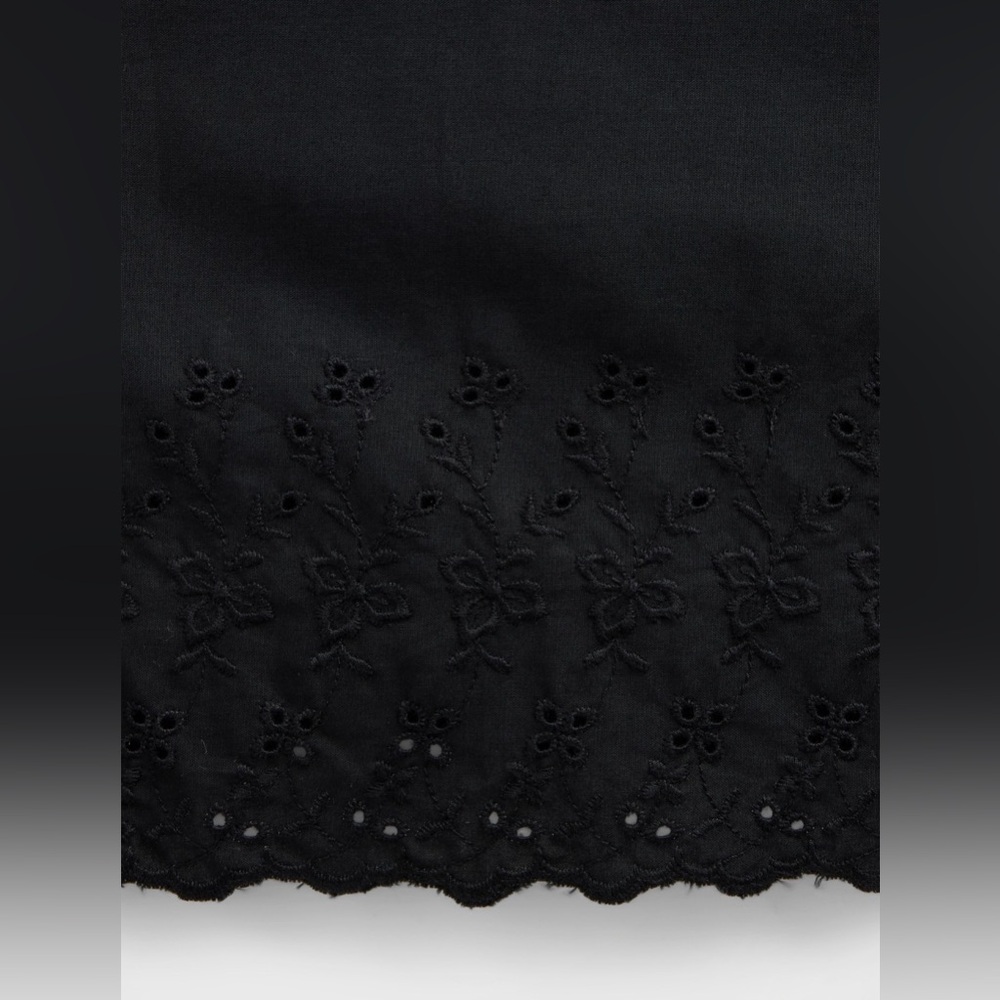 NWT GAP Black Embroidered PJ Pants (Tall) - Picture 4 of 5